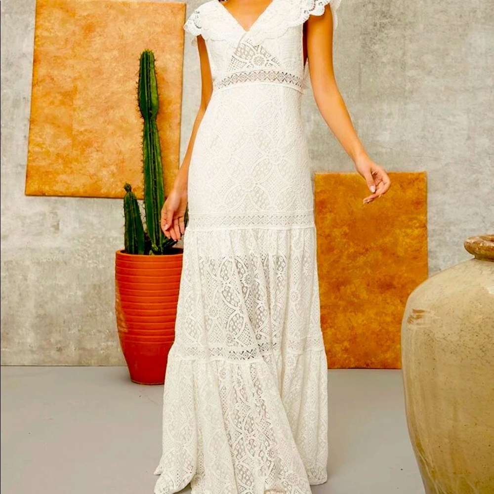 White dress